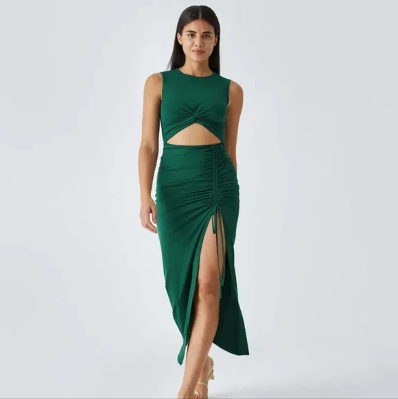 Halara Cut Out Maxi Dress - Picture 3 of 6